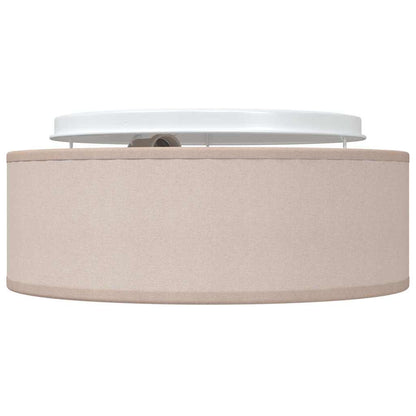 Loftlampe Gråbrun 30 X 13,5 Cm Stof - Billede 5