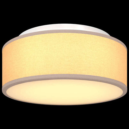 Loftlampe Gråbrun 30 X 13,5 Cm Stof - Billede 11