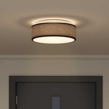 Loftlampe Sort 38 X 13,5 Cm Stof - Billede 4