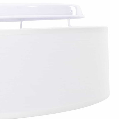 Loftlampe Hvid 38 X 13,5 Cm Stof - Billede 8