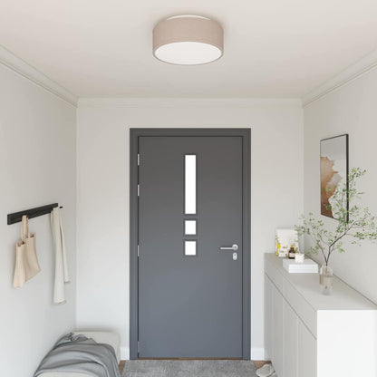 Loftlampe Gråbrun 38 X 13,5 Cm Stof - Hovedbillede