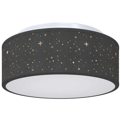 Loftlampe Sort 30 X 13,5 Cm Stof - Billede 2