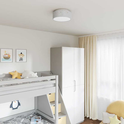Loftlampe Med Spotlights Stof - Hovedbillede