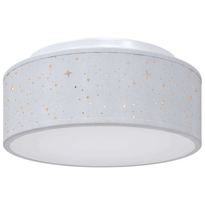 Loftlampe Grå 30 X 13,5 Cm Stof - Billede 2