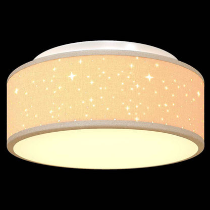 Loftlampe Gråbrun 30 X 13,5 Cm Stof - Billede 11
