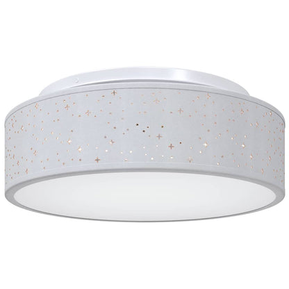 Loftlampe Grå 38 X 13,5 Cm Stof - Billede 2