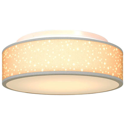 Loftlampe Grå 38 X 13,5 Cm Stof - Billede 10