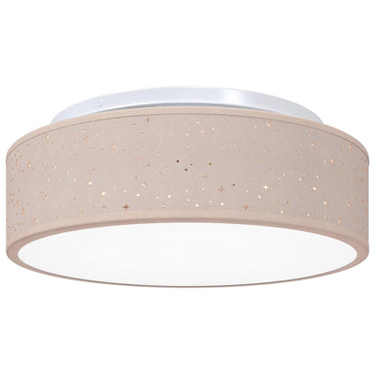 Loftlampe Gråbrun 38 X 13,5 Cm Stof - Billede 2