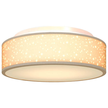Loftlampe Gråbrun 38 X 13,5 Cm Stof - Billede 10