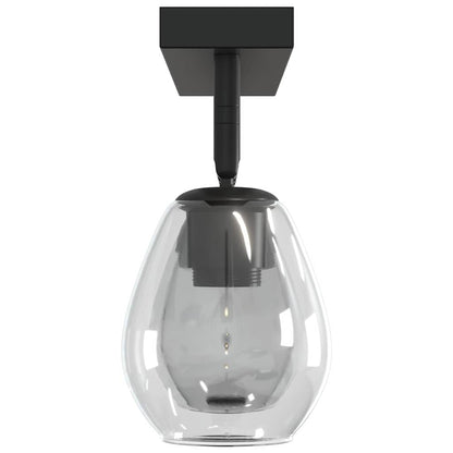 Loftsspot Sort 54 X 13 X 26 Cm Glas Og Metal - Billede 7