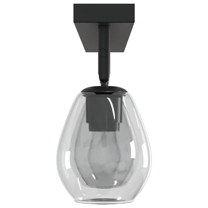 Loftsspot Sort 70 X 13 X 26 Cm Glas Og Metal - Billede 7