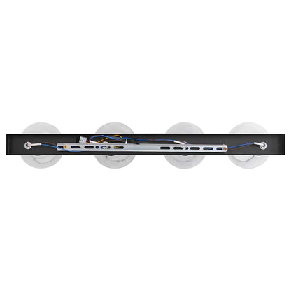 Loftsspot Sort 70 X 13 X 26 Cm Glas Og Metal - Billede 8