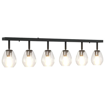 Loftsspot Sort 110.5 X 13 X 26 Cm Glas Og Metal - Billede 11