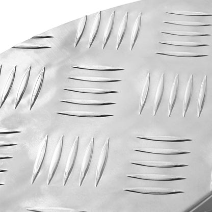 Trappe Tread Halvmåne Sølv 60 X 18 X 2,5 Cm Aluminium - Billede 6