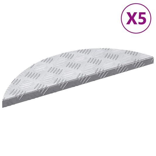Trappe Tread Halvmåne Sølv 60 X 18 X 2,5 Cm Aluminium - Hovedbillede