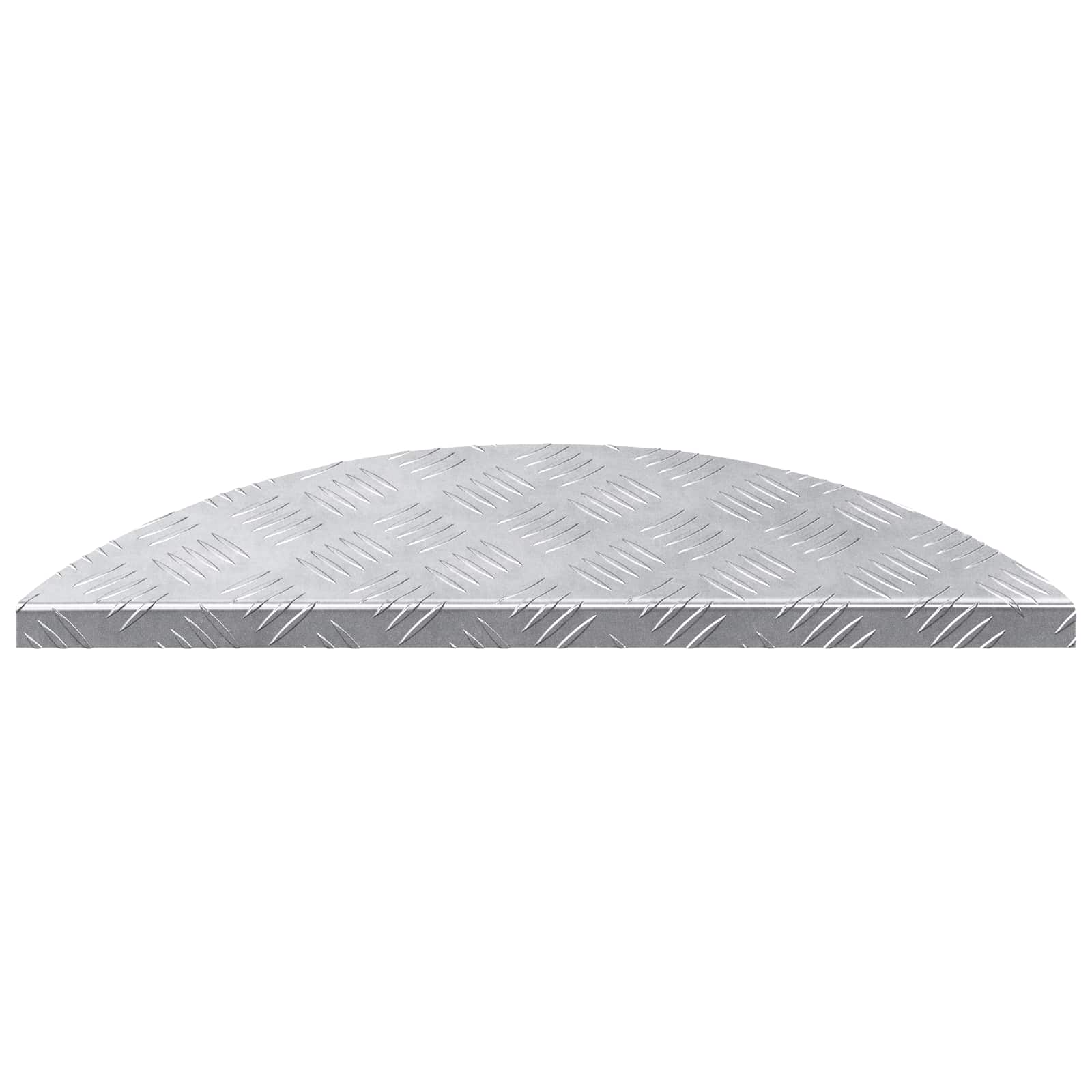 Trappe Tread Halvmåne Sølv 60 X 18 X 2,5 Cm Aluminium - Billede 3