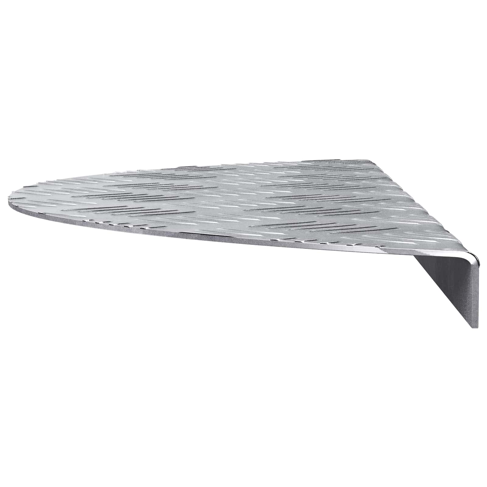 Trappe Tread Halvmåne Sølv 60 X 18 X 2,5 Cm Aluminium - Billede 4