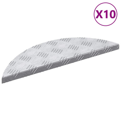 Trappe Tread Halvmåne Sølv 60 X 18 X 2,5 Cm Aluminium - Variant 4104230