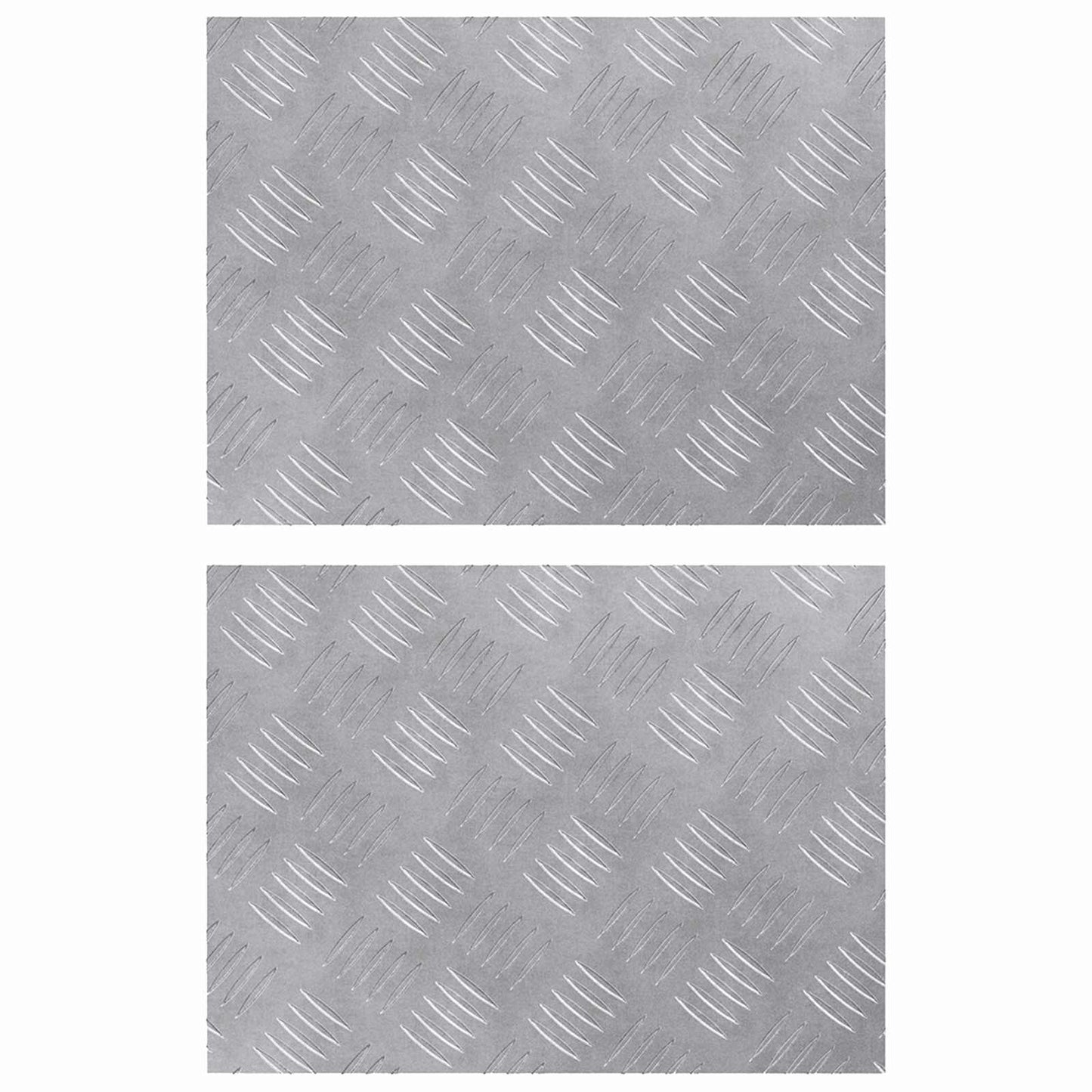 Trappe Tread Rektangulær Sølv Aluminium - Billede 2