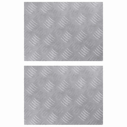 Trappe Tread Rektangulær Sølv Aluminium - Billede 2