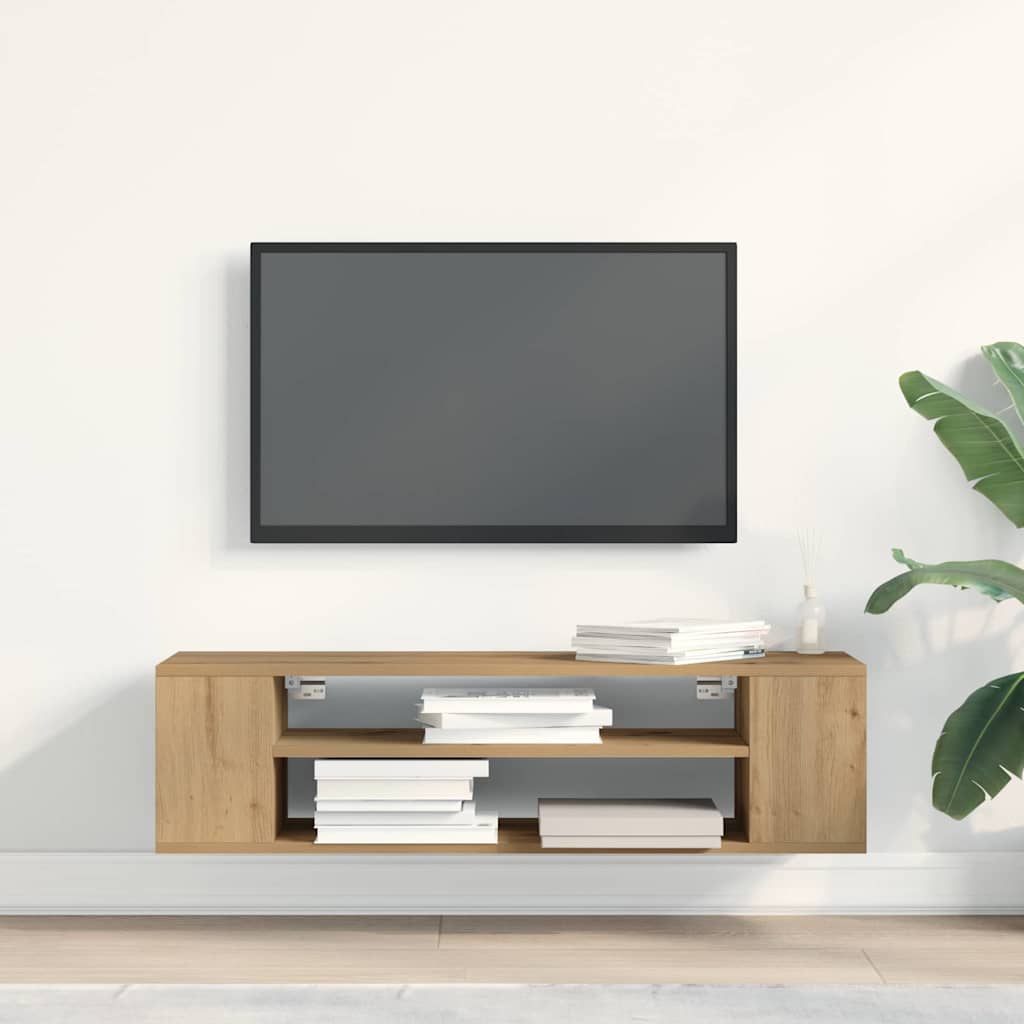 TV-skab 100 X 30 X 26,5 Cm Konstrueret Træ - Billede 4
