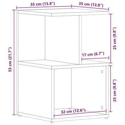Natskab 35 X 35 X 55 Cm Konstrueret Træ - Billede 10