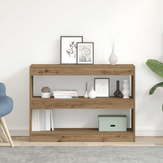 Bogreol 2 Niveauer 100 X 30 X 72 Cm Konstrueret Træ - Hovedbillede