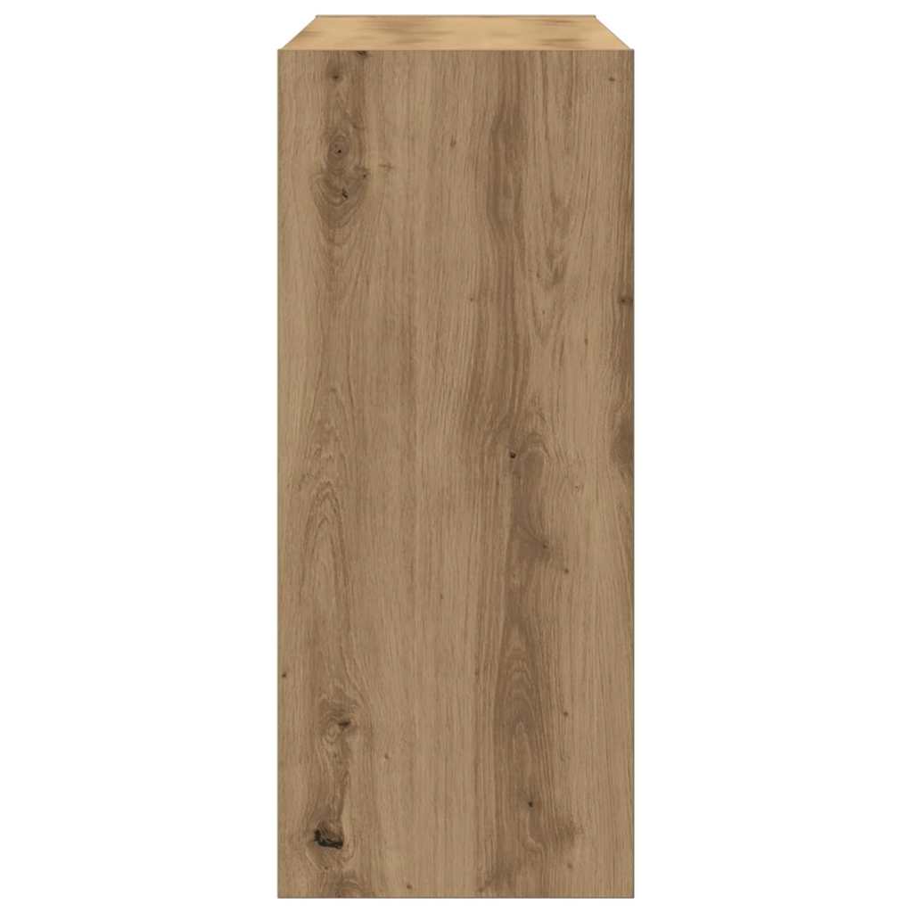 Bogreol 2 Niveauer 100 X 30 X 72 Cm Konstrueret Træ - Billede 7
