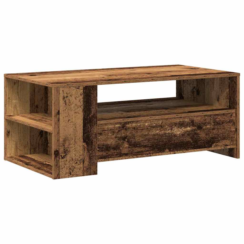 Sofabord 102 X 55 X 43,5 Cm Konstrueret Træ - Billede 6