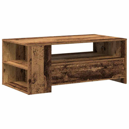 Sofabord 102 X 55 X 43,5 Cm Konstrueret Træ - Billede 6