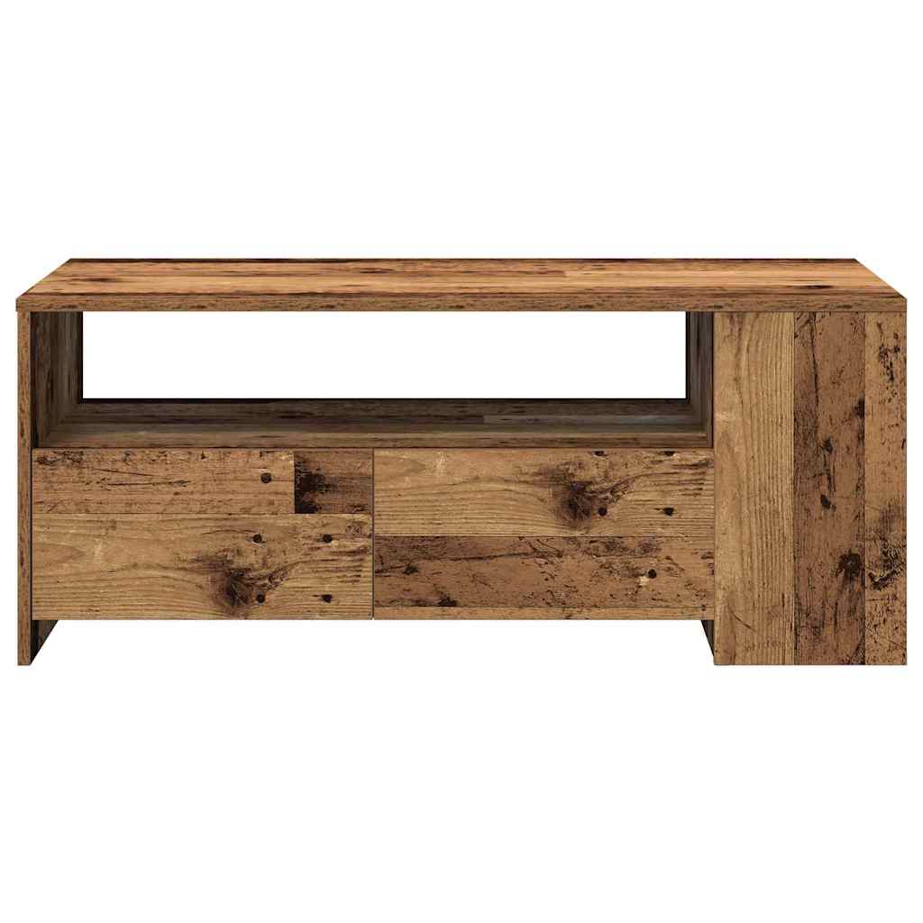 Sofabord 102 X 55 X 43,5 Cm Konstrueret Træ - Billede 7