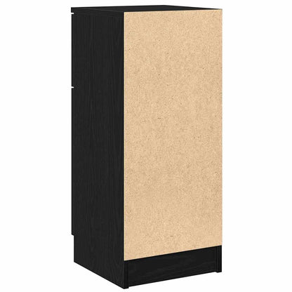 Sideboard Med Skuffe Eg 30 X 30 X 70 Cm Konstrueret Træ - Billede 8