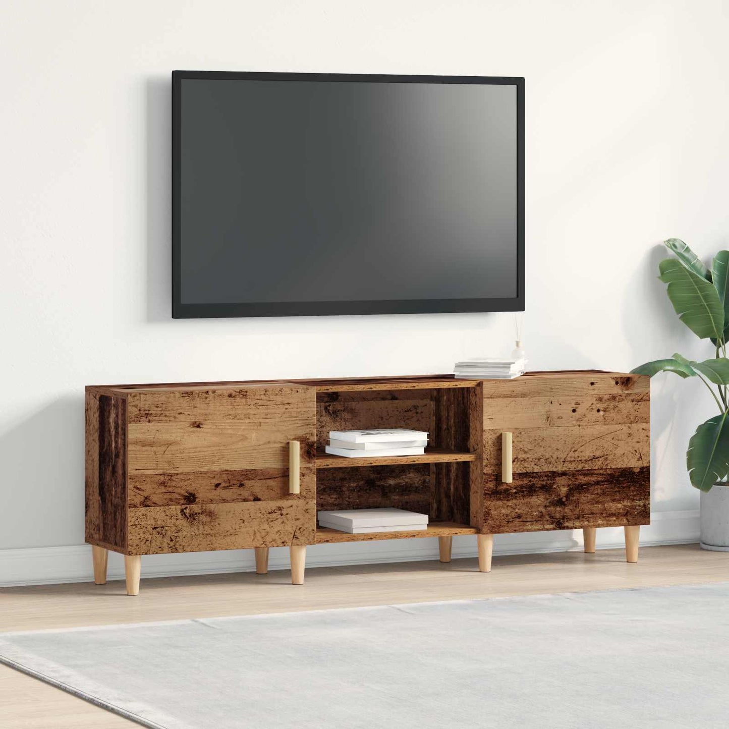 TV-skab 150 X 30 X 50 Cm Konstrueret Træ - Variant 862795
