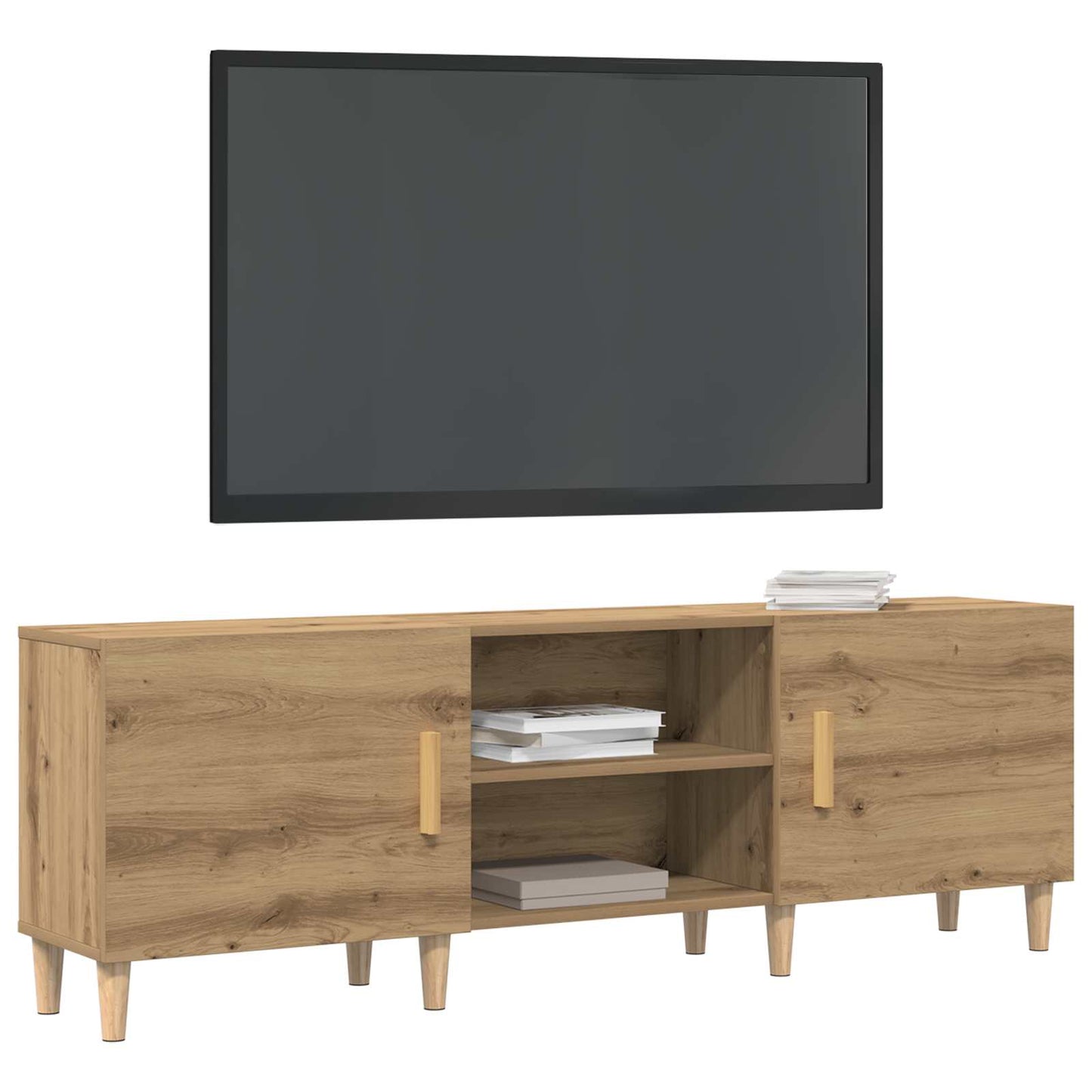 TV-skab 150 X 30 X 50 Cm Konstrueret Træ - Billede 3