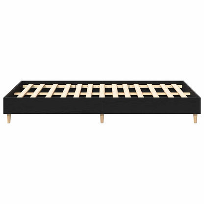 Sengestel Sort Eg 140 190 Cm Konstrueret Træ - Billede 7