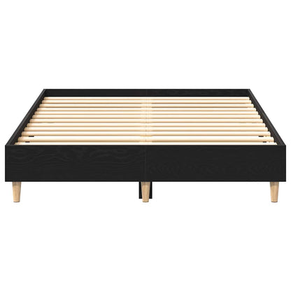 Sengestel Sort Eg 120 190 Cm Konstrueret Træ - Billede 6
