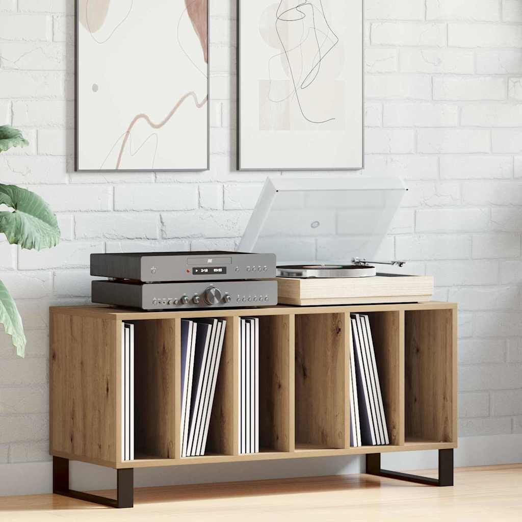 Pladeskab 100 X 38 X 48 Cm Konstrueret Træ - Hovedbillede