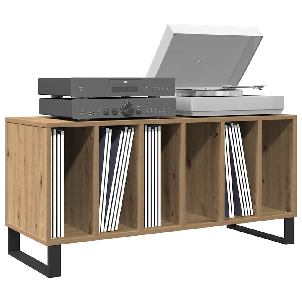 Pladeskab 100 X 38 X 48 Cm Konstrueret Træ - Billede 3