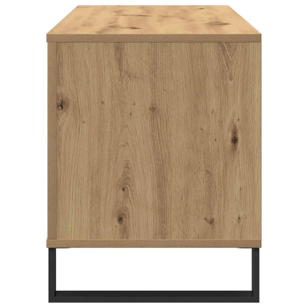 Pladeskab 100 X 38 X 48 Cm Konstrueret Træ - Billede 6