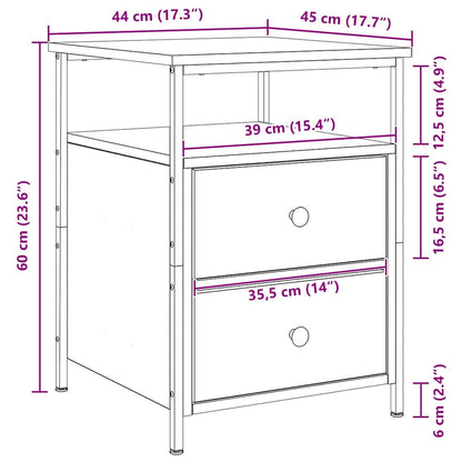 Natskab 34 X 35,5 X 50 Cm Konstrueret Træ - Billede 13