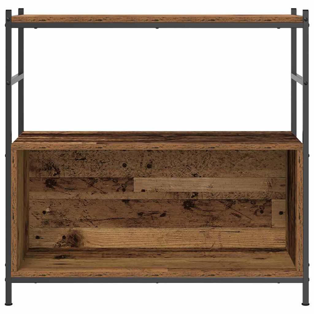 Bogreol 80 X 30 X 78,5 Cm Konstrueret Træ - Billede 6