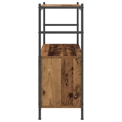 Bogreol 80 X 30 X 78,5 Cm Konstrueret Træ - Billede 7