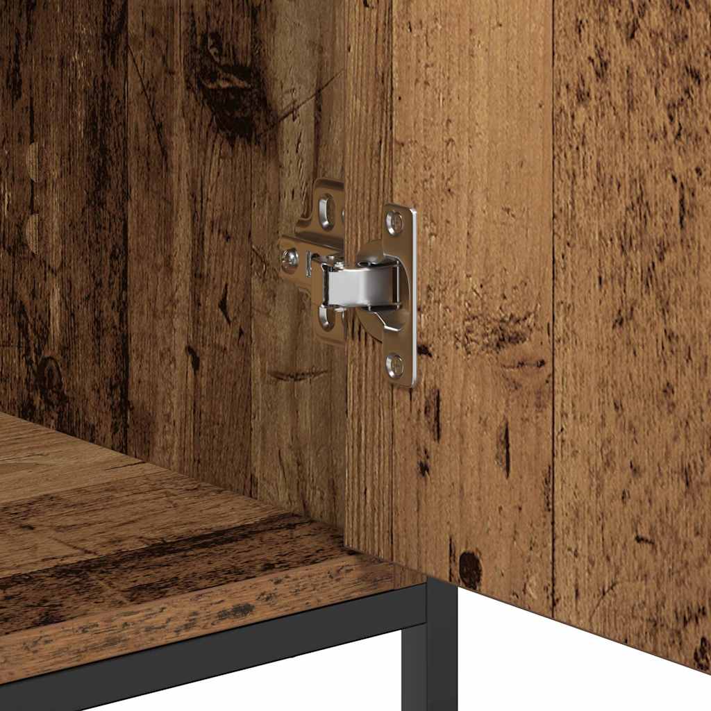 Sideboard 69 X 35 X 80 Cm Konstrueret Træ - Billede 10