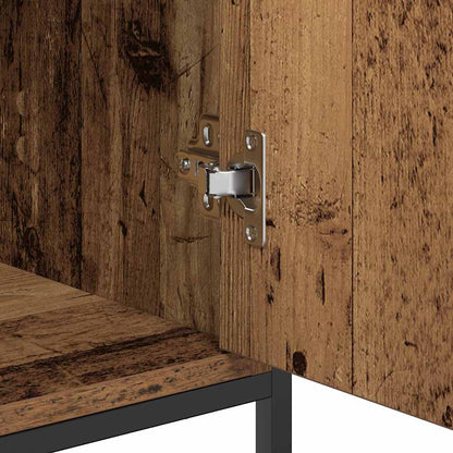 Sideboard 69 X 35 X 80 Cm Konstrueret Træ - Billede 10