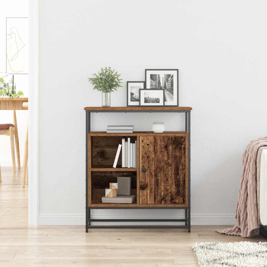 Sideboard 69 X 35 X 80 Cm Konstrueret Træ - Billede 4