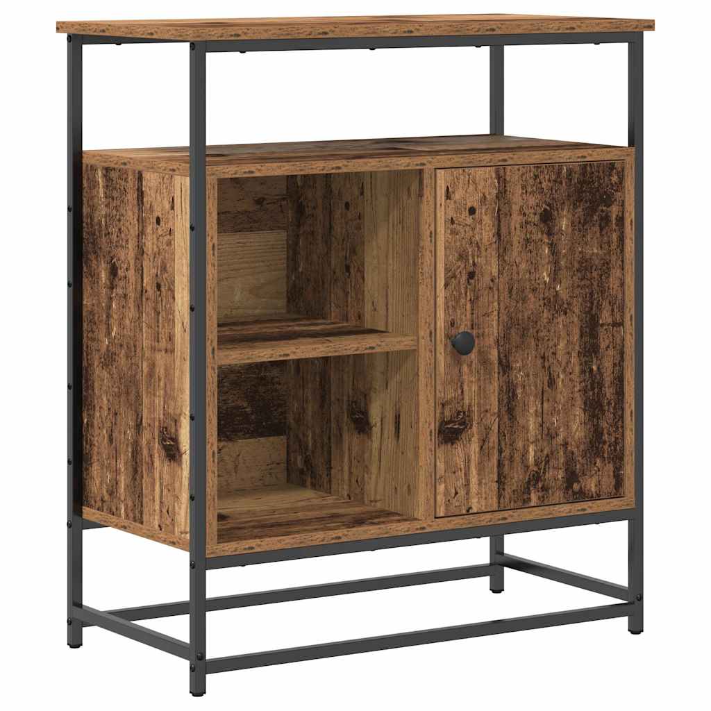 Sideboard 69 X 35 X 80 Cm Konstrueret Træ - Billede 2