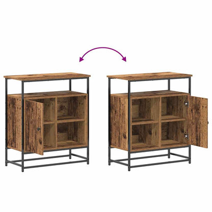 Sideboard 69 X 35 X 80 Cm Konstrueret Træ - Billede 11