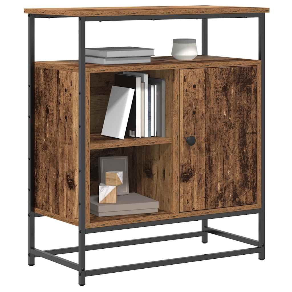 Sideboard 69 X 35 X 80 Cm Konstrueret Træ - Billede 3