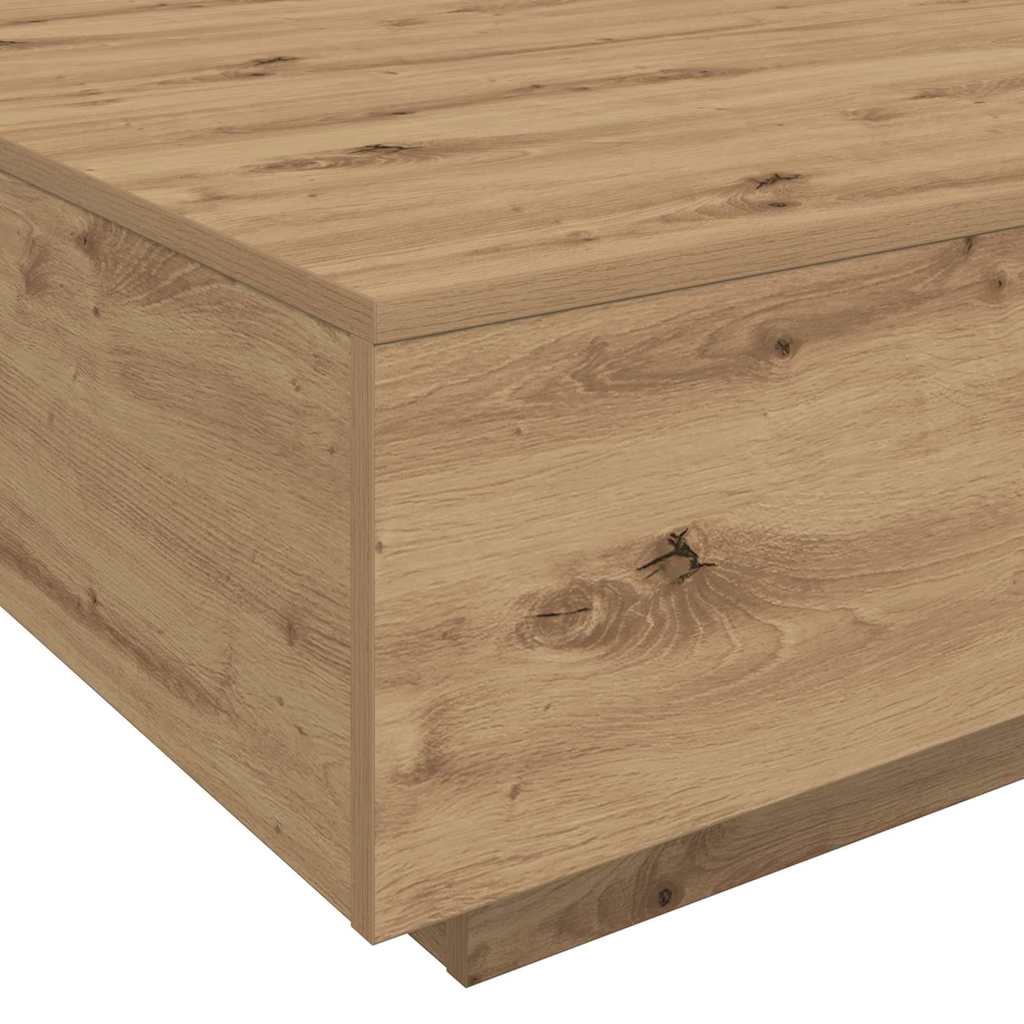 Sofabord Egetræ Konstrueret Træ - Billede 9