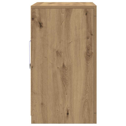 LED Sideboard 60,5 X 37 X 67 Cm Konstrueret Træ - Billede 8